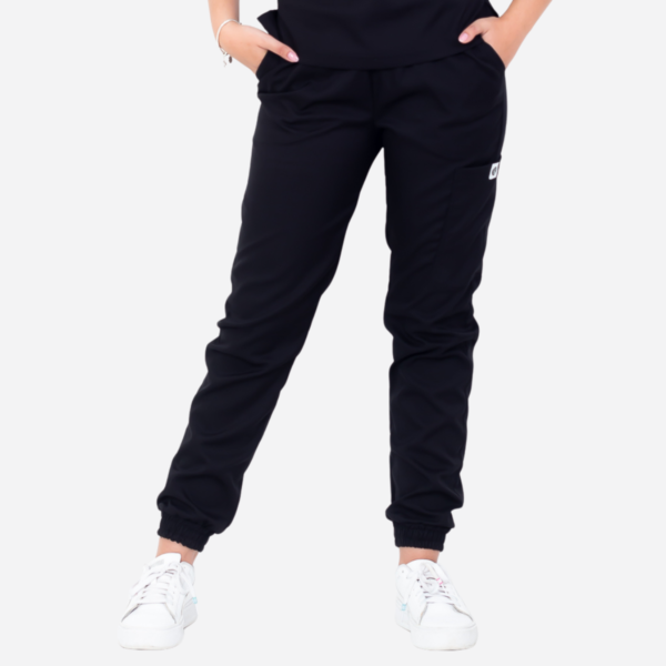 Pantalón Kepler negro mujer