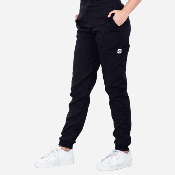 Pantalón Kepler negro mujer